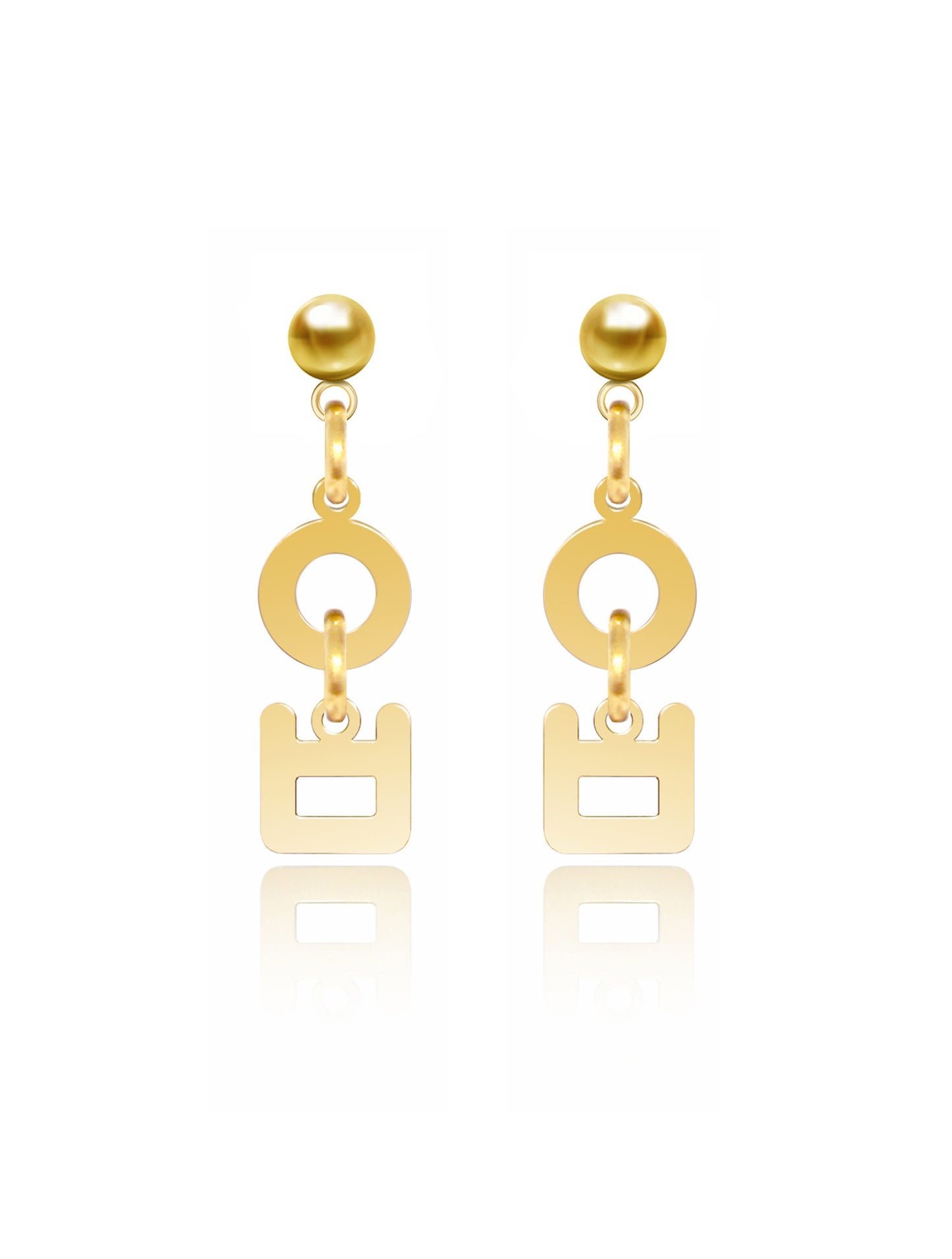 Hangul Alphabet Earrings2