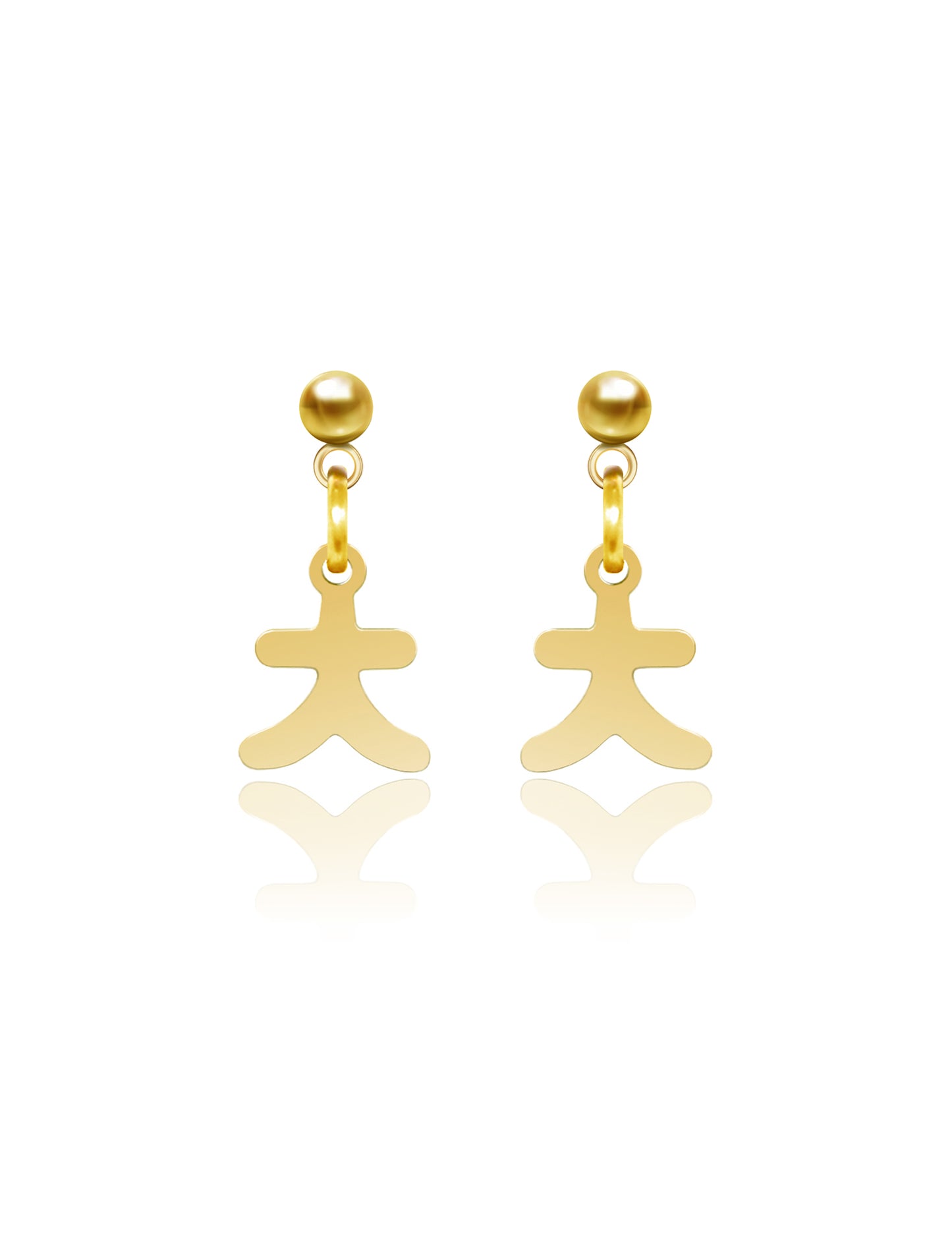 Hangul Alphabet Earrings1